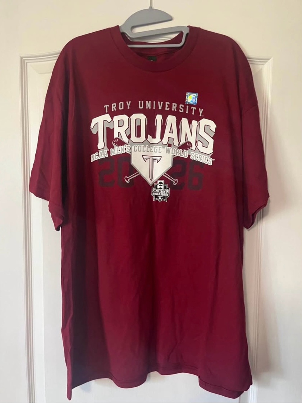 Gildan Maroon Troy University Trojans Graphic Tee
